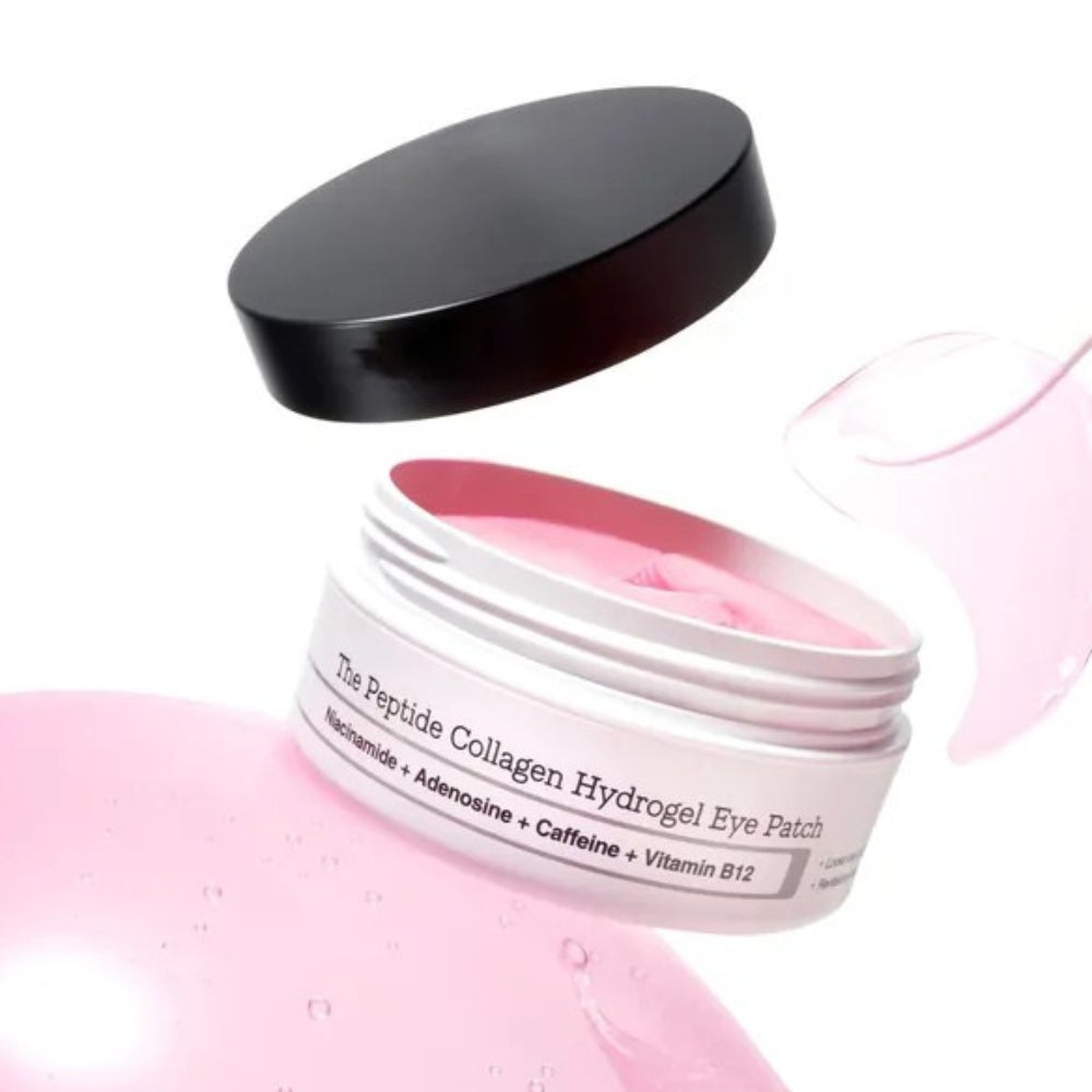 Hydrogel-Augenpads mit Peptiden und Kollagen