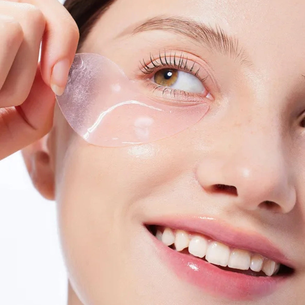 Hydrogel-Augenpads mit Peptiden und Kollagen